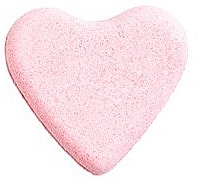 Парфумерія, косметика Бомбочка для ванни "Серце", рожева - IDC Institute Heart Bath Fizzer