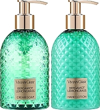 Набір - Vivian Gray Bergamot & Lemongras (h/soap/300ml + h/lot/300ml) — фото N2