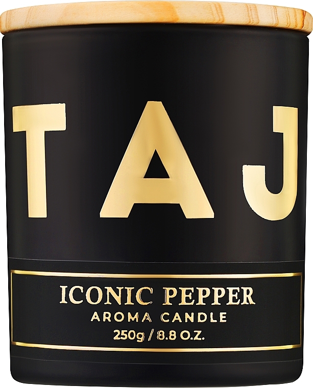 Ароматическая свеча "Iconic Pepper" - Taj Max Aroma Candle — фото N1