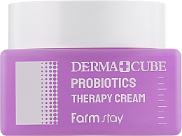 Антивозрастной крем для лица с пробиотиками - FarmStay Derma Cube Probiotics Therapy Cream — фото N1