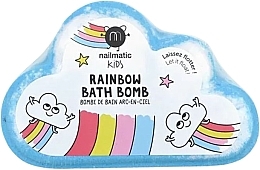 Бомбочка для ванной "Радужное облако" - Nailmatic Rainbow Bath Bomb — фото N1