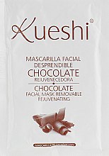 Відлущувальна  маска для обличчя, з шоколадом - Kueshi Mascarilla Facial Desprendible Chocolate — фото N1