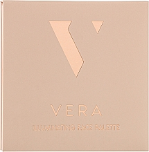 Палетка для скульптурирования - Vera Beauty Illuminating Face Palette — фото N1