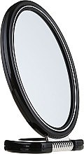 Парфумерія, косметика Двостороннє дзеркало, 9503, чорне - Donegal Mirror