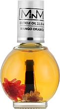Масло для кутикулы с кистью и сухоцветами манго и апельсин - M-in-M Mango Orange — фото N1
