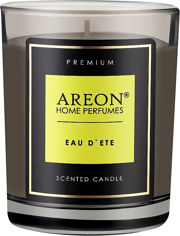 Ароматическая свеча - Areon Home Perfumes Premium Eau D’ete Scented Candle — фото N1