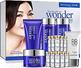 Парфумерія, косметика Набір - Bioaqua Wonder Blueberry (f/foam/100ml + f/lot/120ml + serum/5mlx10 + f/emul/120ml + f/cr/50ml + bb/cr/40ml)