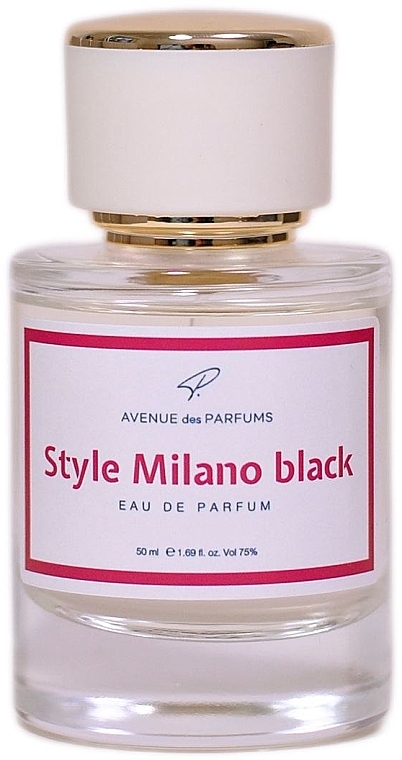 Avenue Des Parfums Style Milano Black - Парфумована вода (тестер з кришечкою) — фото N1