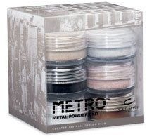 Духи, Парфюмерия, косметика Набор акриловых пудр "Metro" - CND Metro Metal Powder Kit