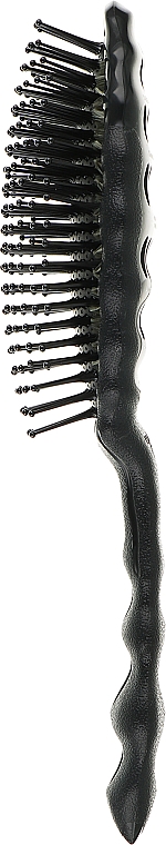 Щётка для просушки волос, черная - Y.S.Park Professional Az34 Luster Aerozaurus Paddle Brush Black — фото N3