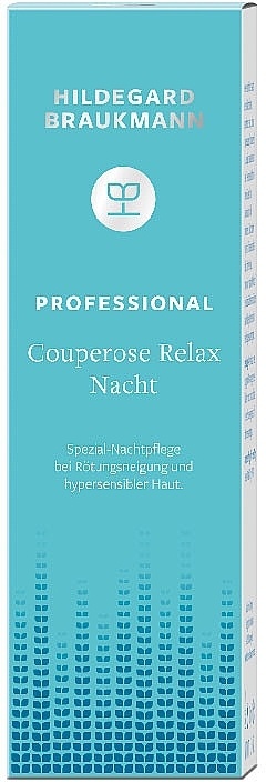 Ночной релаксирующий крем от купероза - Hildegard Braukmann Professional Couperose Relaxing Cream Night — фото N2