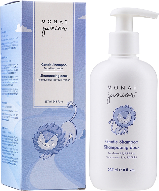 Нежный шампунь для детей - Monat Junior Gentle Shampoo — фото N1
