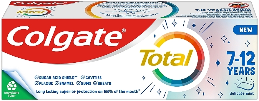 Дитяча зубна паста від 7 до 12 років "Джуніор" - Colgate Total — фото N1