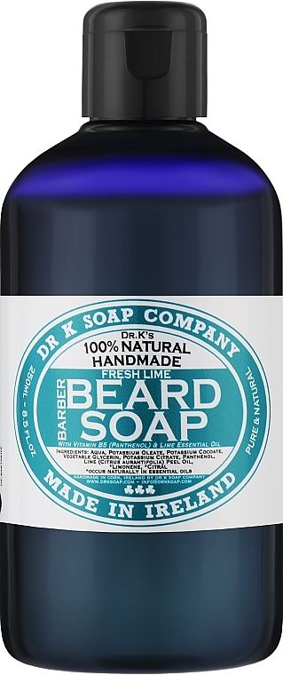 Шампунь для бороды "Свежий лайм" - Dr K Soap Company Beard Soap Fresh Lime — фото N2
