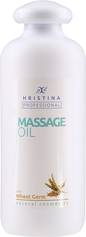 Массажное масло для тела - Hristina Professional Wheat Germ Massage Oil — фото N2
