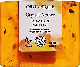 Натуральное питательное мыло - Organique Soap Care Natural Crystal Amber — фото N1