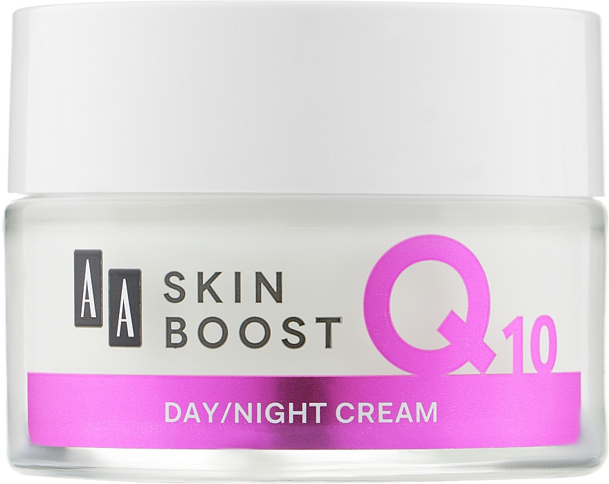 Разглаживающий крем для лица - AA Skin Boost Q10 Day/Night Cream — фото N1