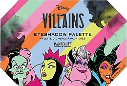 Палетка теней для век - Mad Beauty Disney Pop Villains Eye Shadow Palette — фото N1