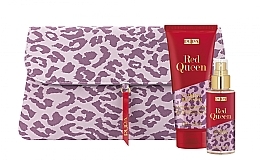 Духи, Парфюмерия, косметика Набор - Pupa Red Queen 001 (bag + Milk/200 ml+edt/100ml)