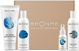 Набір - BeOnMe Hair Care Routine Set (pre/shm/200ml + shm/200mlx2 + h/oil/50ml) — фото N1
