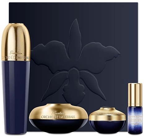 Набір - Guerlain Orchidee Imperiale Face Care Set (cr/15ml + lot/30ml + ser/5ml + eye/cr/7ml) — фото N1