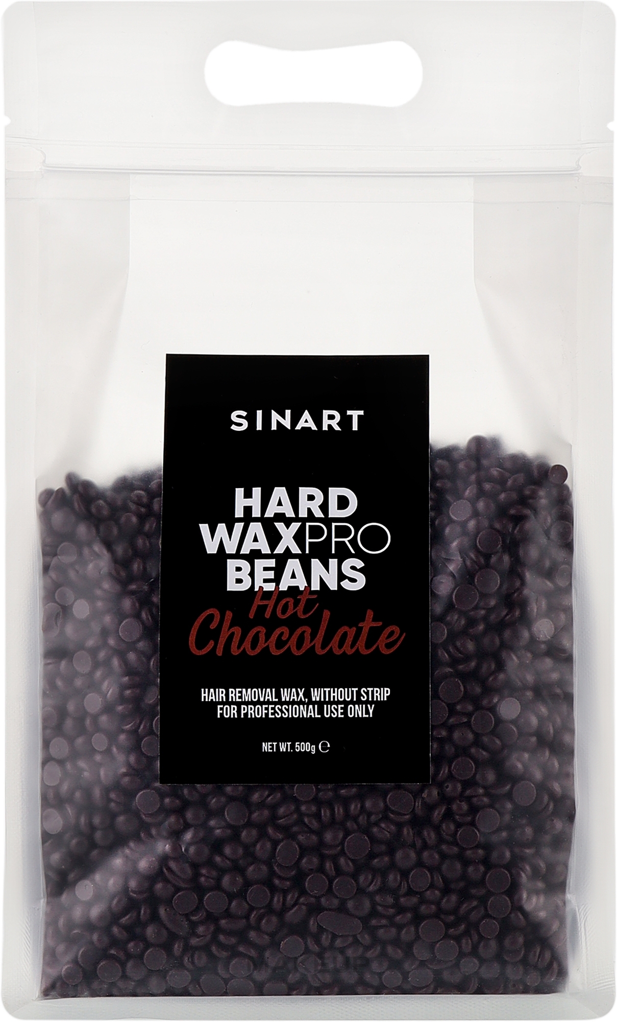 Воск для депиляции в гранулах - Sinart Hard Wax Pro Beans Hot Chocolate — фото 500g