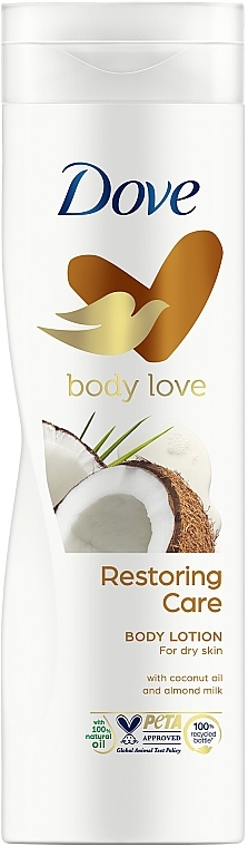 Лосьон для тела "Восстанавливающий" с кокосовым маслом и миндальным молочком - Dove Nourishing Secrets Restoring Ritual Body Lotion