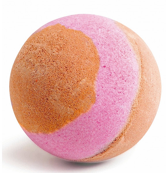Бомбочка для ванни "Multicolor", помаранчево-рожева - IDC Institute — фото N1