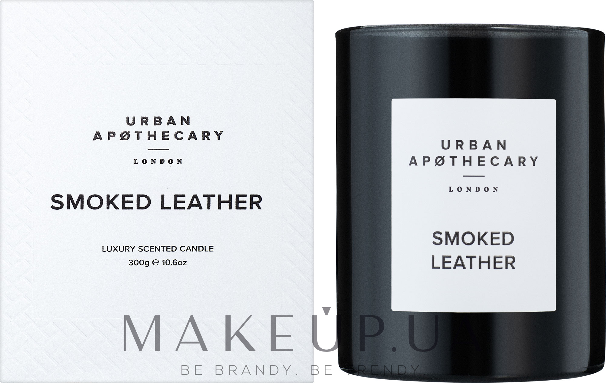 Urban Apothecary Smoked Leather Candle - Свеча ароматическая — фото 300g