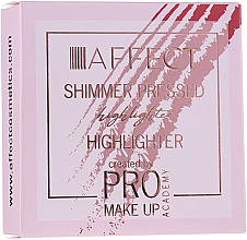 Духи, Парфюмерия, косметика Хайлайтер для лица - Affect Cosmetics Pro Make Up Academy Shimmer Highlighter