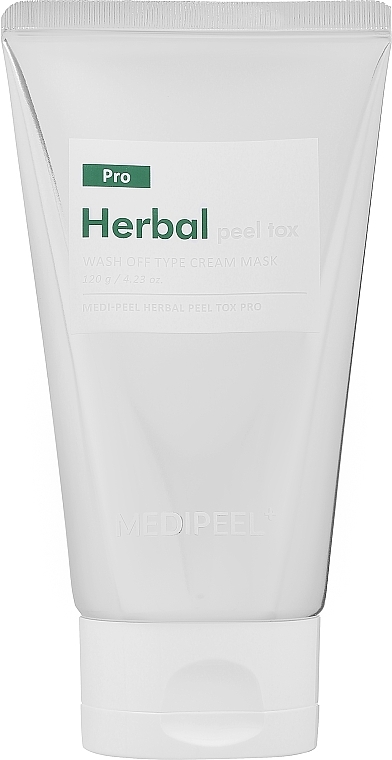 Успокаивающая пилинг-маска c эффектом детокса - MEDIPEEL Herbal Peel Tox Wash Off Type Cream Mask — фото N2