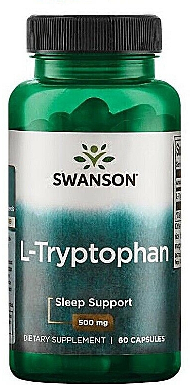 Пищевая добавка "L-Триптофан", 500 мг - Swanson L-Tryptophan 500mg — фото N1