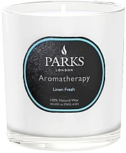 Ароматична свічка - Parks London Aromatherapy Linen Fresh Candle — фото N2