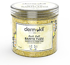 Соль для ванн с маслом ромашки и лимона - Dermokil Bath Salt Chamomile and Lemon — фото N1