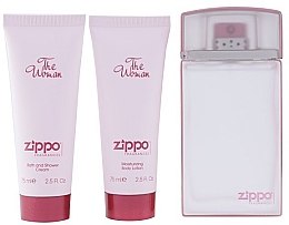 Духи, Парфюмерия, косметика Zippo The Woman - Набор (edp/75ml + b/lot/75ml + sh/gel/75ml) (тестер)