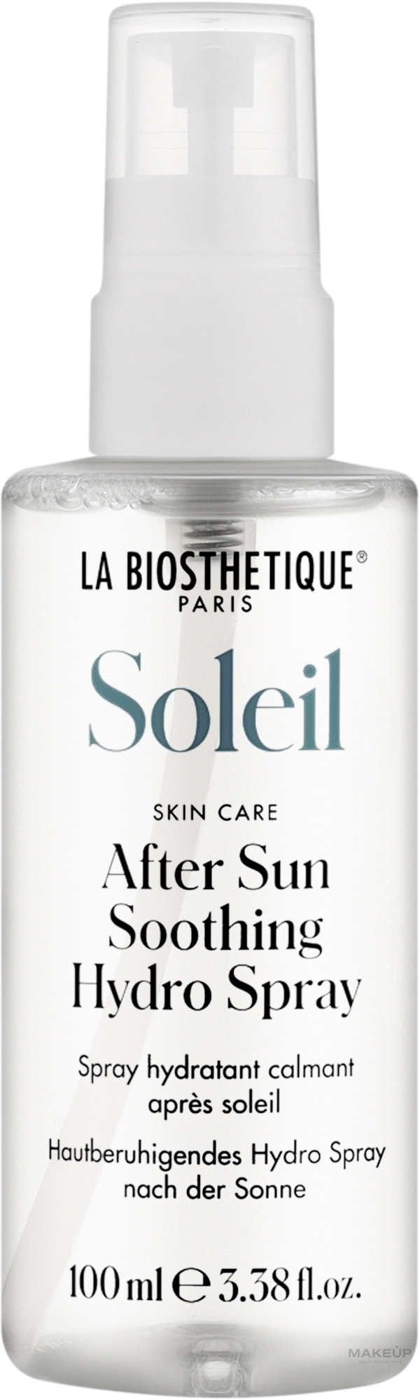 Заспокійливий спрей після засмаги - La Biosthetique Soleil After Sun Soothing Hydro Spray — фото 100ml