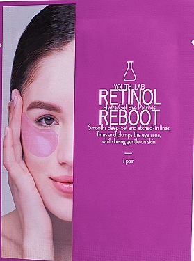 Патчі для очей із ретинолом - Youth Lab. Retinol Reboot Hydra-Gel — фото N1