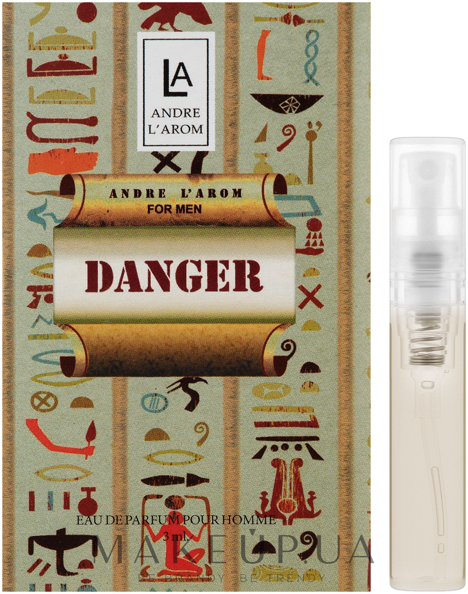 Andre L'arom Danger - Парфюмированная вода (пробник) — фото 3ml