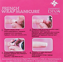 Духи, Парфюмерия, косметика Набор типсов для французкого маникюра - Dashing Diva French Wrap Plus Thick Pink Palette Multi-Color Pack