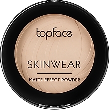 Пудра компактная - TopFace Skin Wear Matte Effect — фото N2