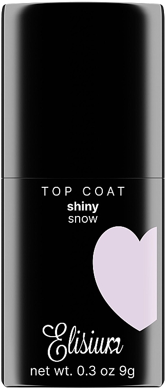 Топ для гель-лака - Elisium Snow Top Coat Shiny — фото N1