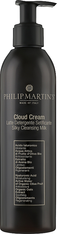 Очищувальний крем-молочко для всіх типів шкіри - Philip Martin's Cloud Cream Silky Cleansing Milk — фото N1