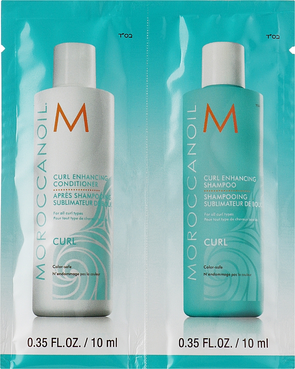 Набор для волос - MoroccanOil Curl Shampoo & Conditioner (пробник) — фото N2