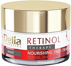 Нічний крем для обличчя - Delia Retinol Therapy Nourishing Night Face Cream — фото N1