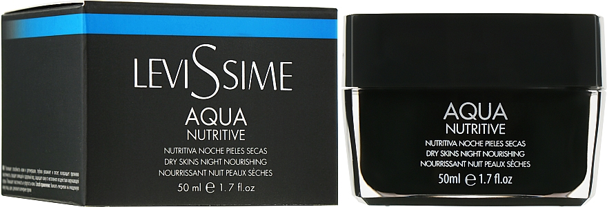 Ночной питательный крем для лица - LeviSsime Aqua Nutritive Dry Skins Night Nourishing — фото N2