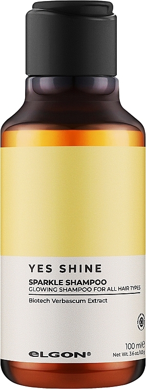 Шампунь для блеска волос - Elgon Yes Shine Sparkle Shampoo — фото N1