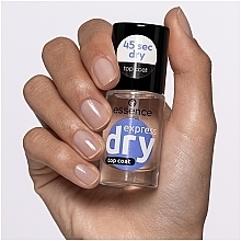 Быстросохнущее верхнее покрытие для ногтей - Essence Express Dry Top Coat — фото N3