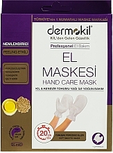 Маска для рук с маслом семян конопли - Dermokil Hand Mask Hemp Seed Oil — фото N1