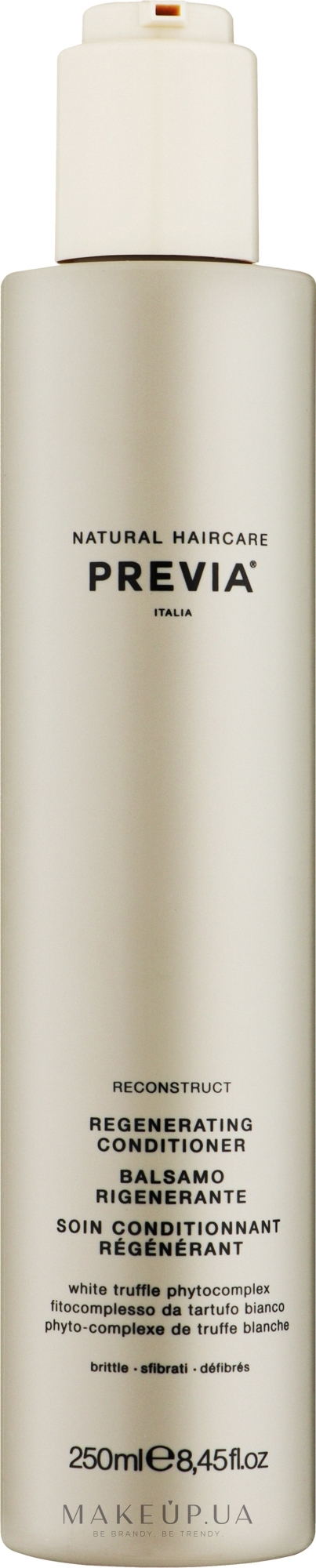 Филлер-кондиционер - Previa White Truffle Filler Conditioner — фото 250ml