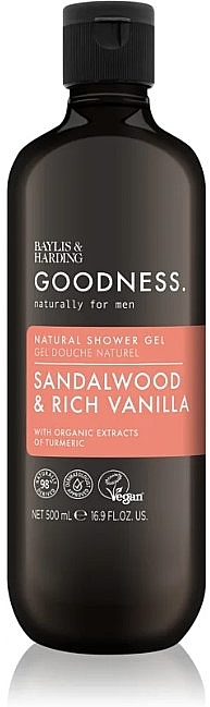 Гель для душа - Baylis & Harding Goodness Sandalwood & Rich Vanilla — фото N1